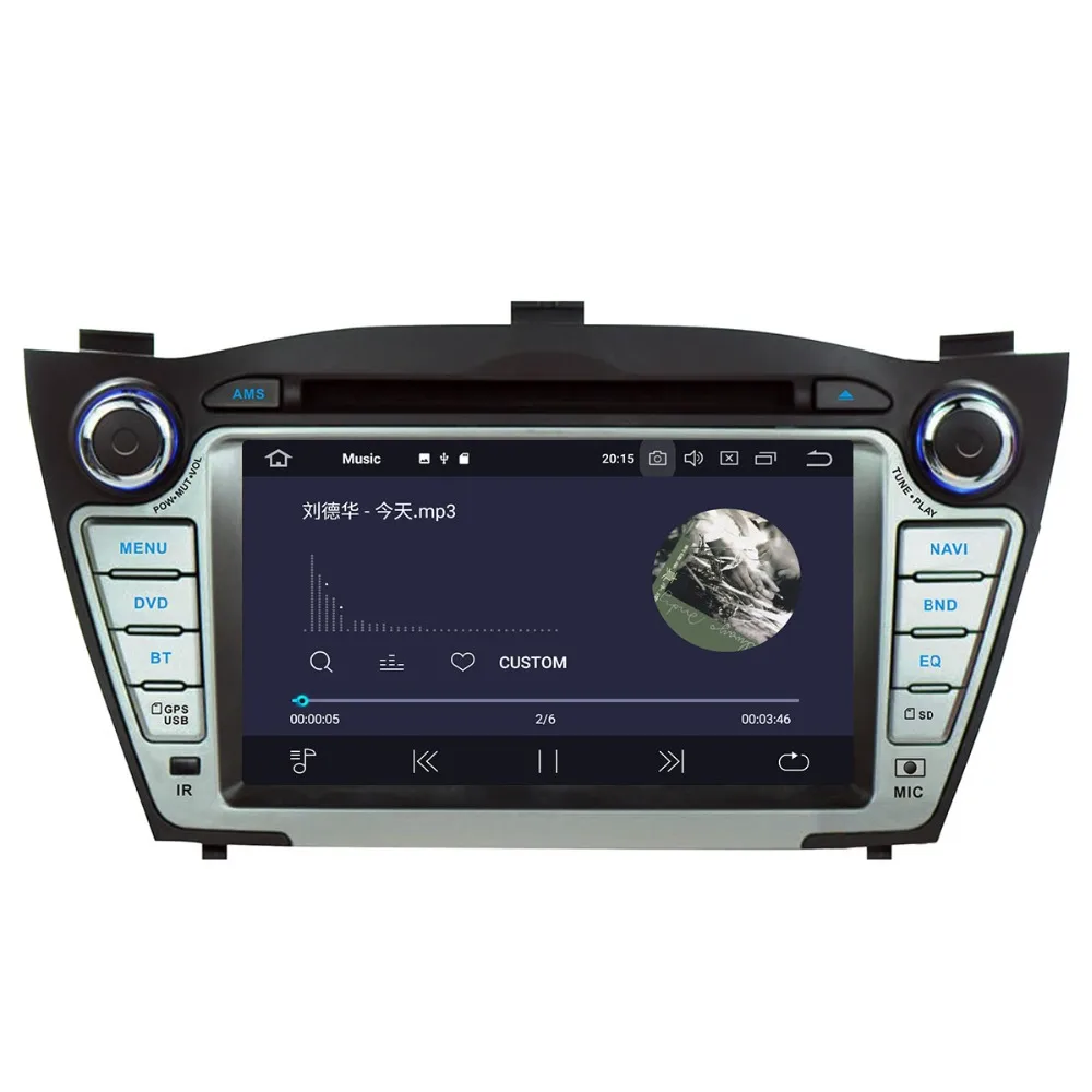 Android 9 0 2 Din Автомобильный gps навигация dvd плеер GPS для Hyundai IX35/TUCSON 2009 2015
