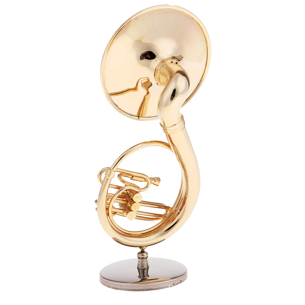 1:6 Sousaphone Brass Wind Instrument with Case for 12