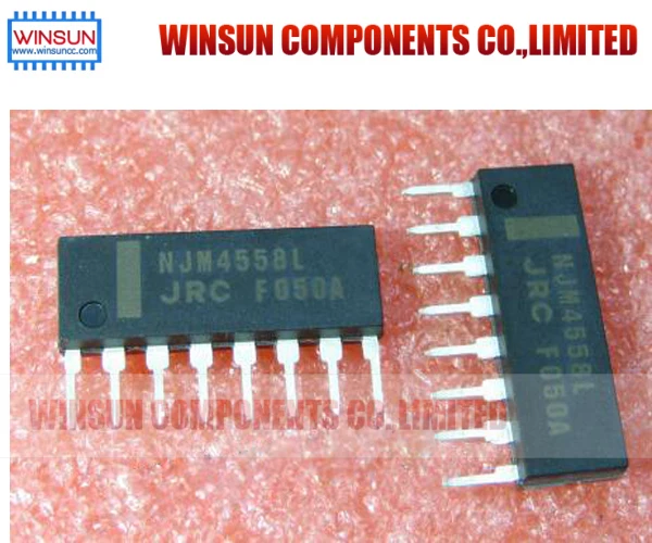 10 pcs njm4558l sip8 njm4558 sip 4558l sip 8 njm4558ld 신규 및 기존 ic|커넥터 ...