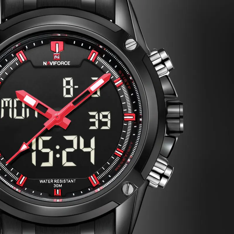 naviforce digital analog watch