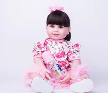 Muñeca reborn de 55 cm con linda sonrisa