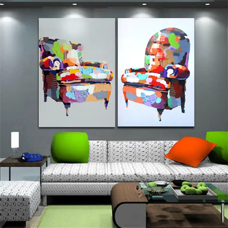 Sofa Painting Direct From Artist Hand painted Modern Abstract Oil