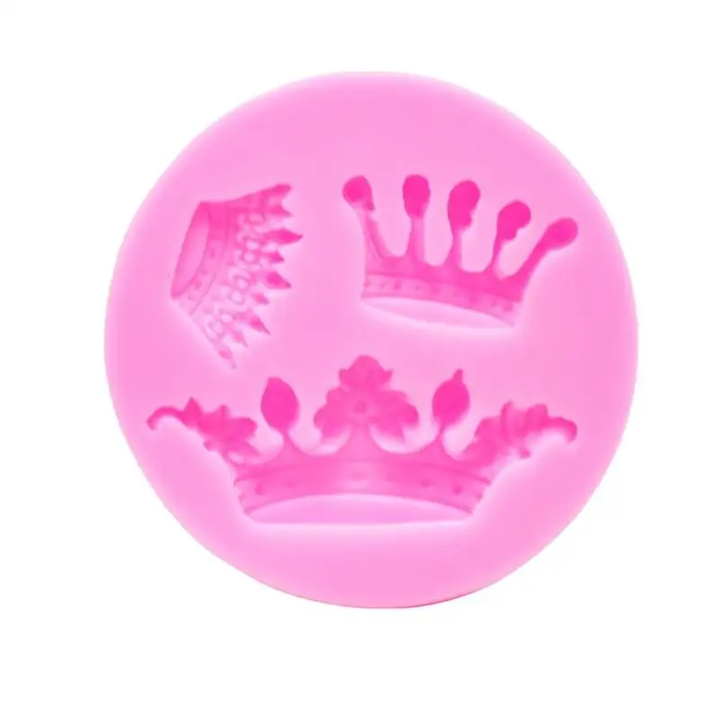 

3D Crown Silicone Fondant Mould Queen Cupcake Cake Decorating Baking Tools