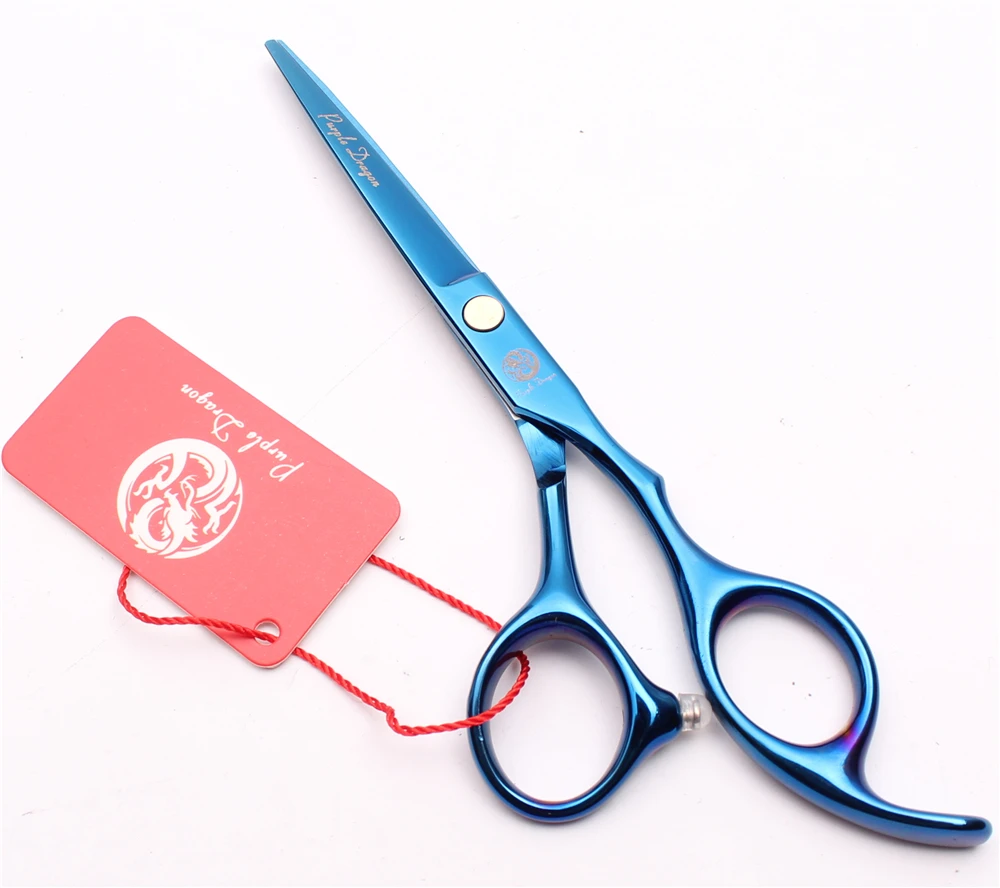 Z1005 5,5 ''фиолетовый дракон Япония сталь ученик Инструменты для укладки человеческих волос ножницы парикмахерские ножницы для резки филировочные ножницы