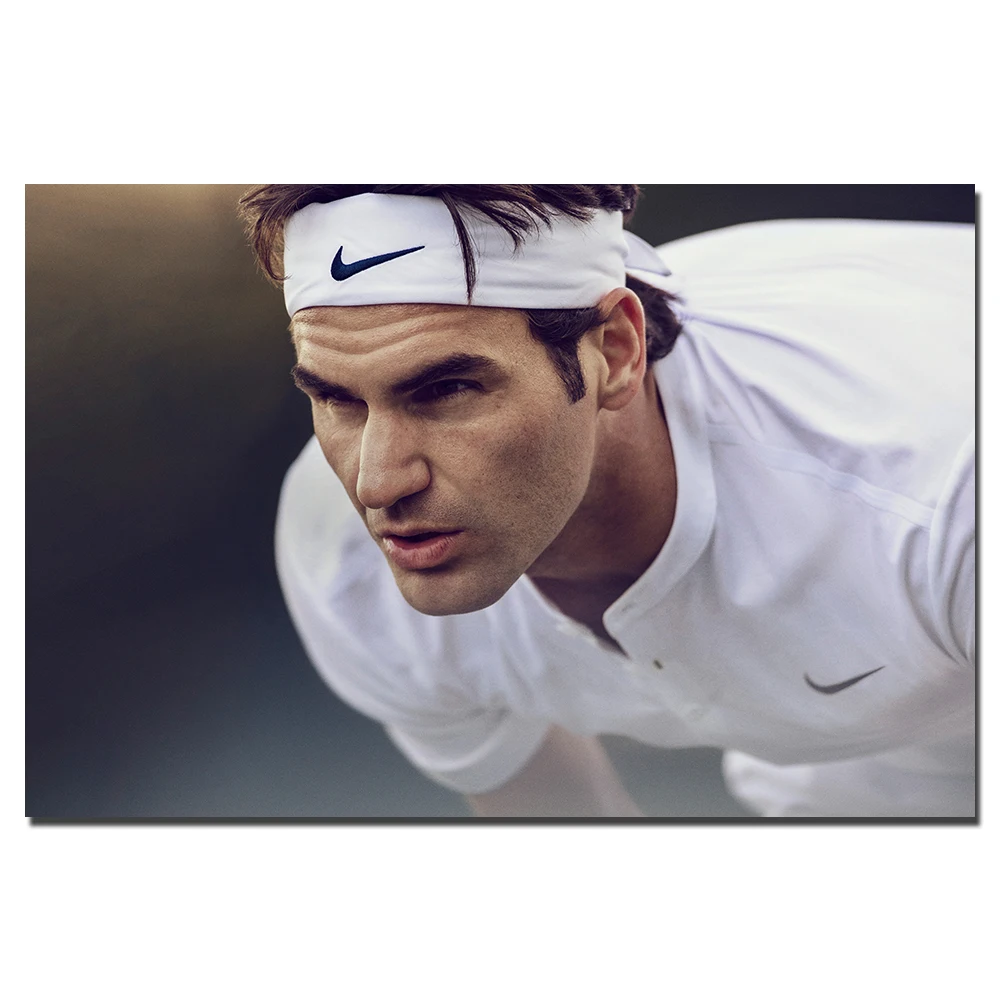 

Roger Federer Tennis Player Poster Canvas Prints Paintings Wall Art for Home Decor