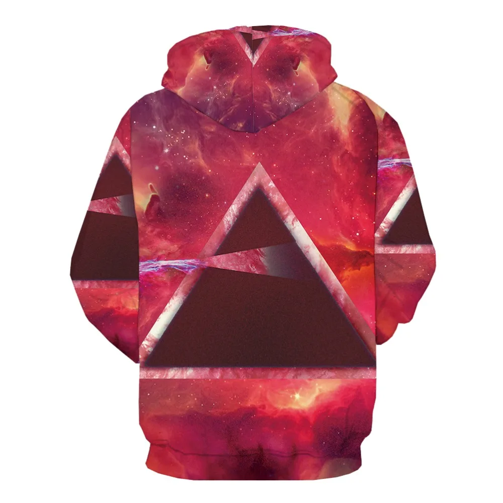 KYKU Brand Geometric Hoodie Men Galaxy Space Hoodie Print Flame Hoody Anime Colorful 3d Printed Harajuku Hooded Casual