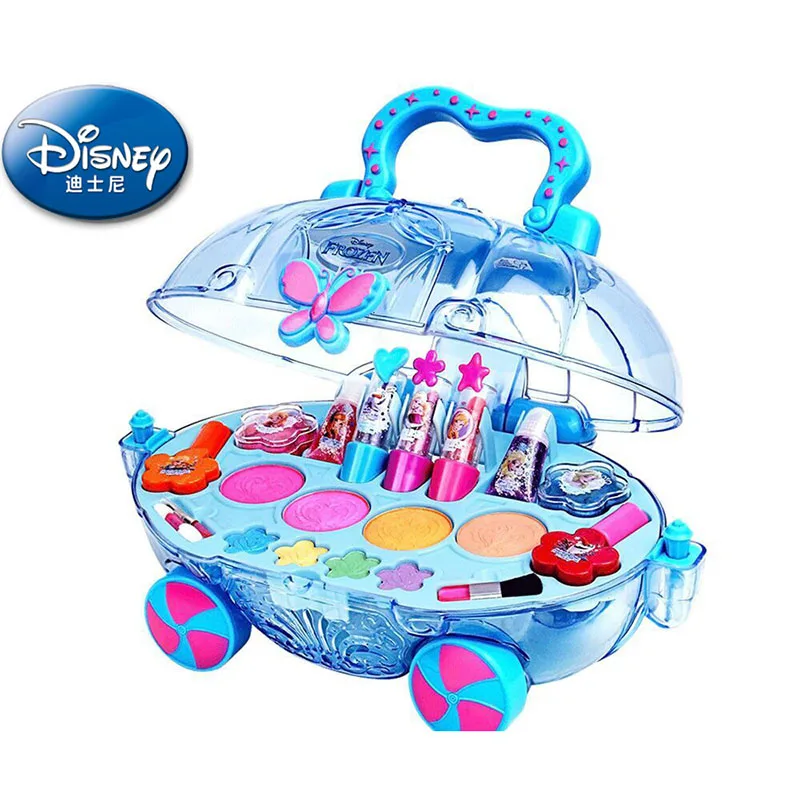 Frozen princess Elsa Anna Disney Makeup Set Toy Girls Play Toy Kids Fashion