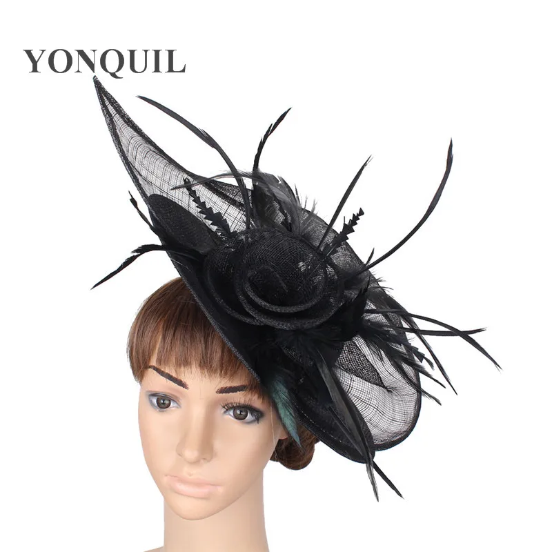 black-fascinator-hats-with-fashion-floral-feather-women's-hair-accessories-bridal-headwear-for-derby-party-hat-on-hair-clips