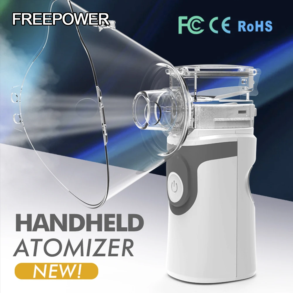 Health Care Asthma Inhaler Mini Automizer Children Adults Care USB Rechargeable Inhale Nebulizer Home Ultrasonic Mesh