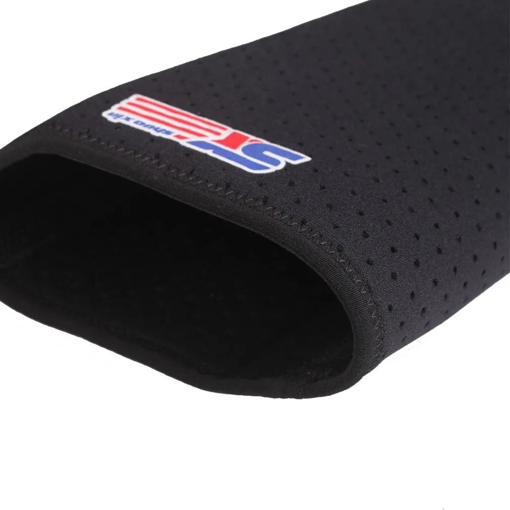 Shuoxin SX607 Спортивная нога колено коленная Поддержка Brace wrap Protector Pad Колено Sleeve-черный 1 шт