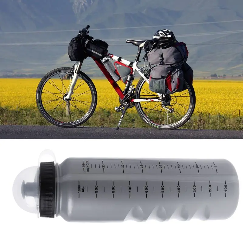 

Water Bottle 1000ml Bicycle Cycling Outdoor Sports Ultralight Anti Dust Hiking