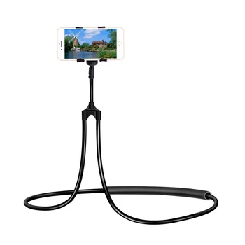 

Universal Long Arm Hanging Neck Cell Phone Stand Mount Bendable Bracket Holder DQ-Drop