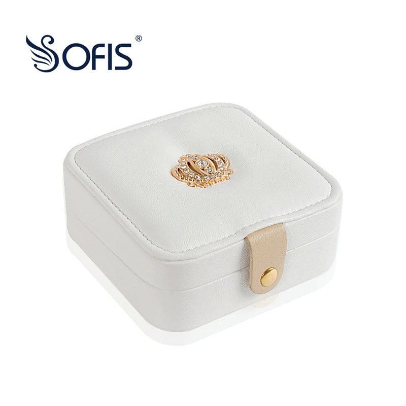 

Luxury New Jewelry Organization Box Watch Case Portable Jewelry Boxes Storage Rings Bracelet Box Ear Stud Wedding Gift for Girl