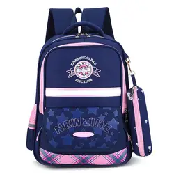 ZHIERNA девочки рюкзак начальная школа мальчик сумка студенческая школьная сумка 2-3 класс мульти-функциональный практичный посылка