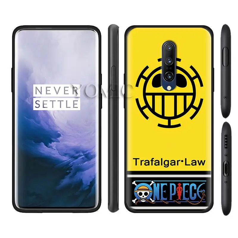 Аниме one piece Зоро Луффи чехол для телефона Oneplus 7 7Pro 6 6T Pro черный силиконовый мягкий