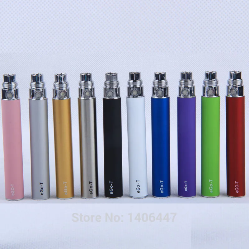 50pcs/lot Wholesale EGO Battery with 10 Colors for EGO Electronic Cigarette fit all ego 510