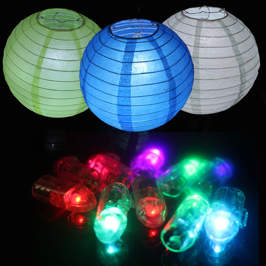 

High Brightness 10pcs/lot LED Balloon Light DIY Mini Lights Flash Lantern Lamps for Paper Lantern Wedding Party Decoration