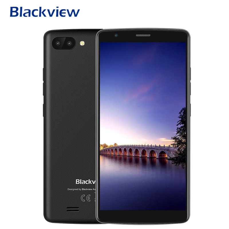 Blackview A20 смартфон с 5 дюймовым дисплеем четырёхъядерным процессором 18:9 ОЗУ 1 ГБ ПЗУ