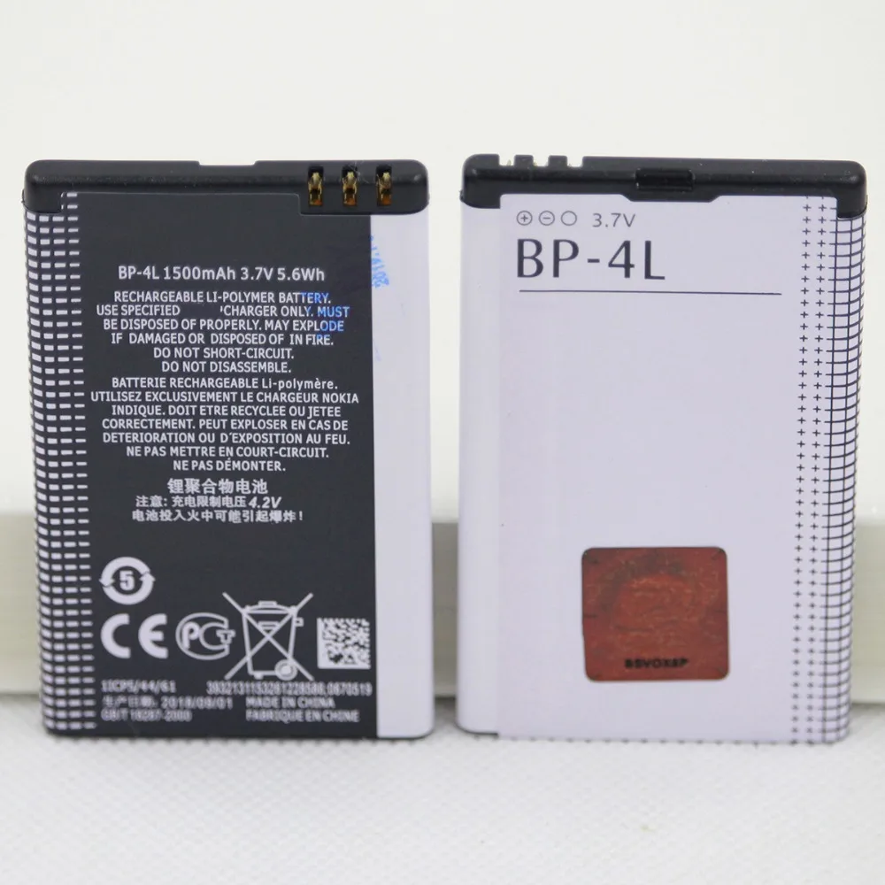 Isunoo 1500Mah Bp-4L Batteria Per Nokia E61I E63 E90 E95 E71 6650 6760 N97 N810 E72 E52 Bp4L Mobile Sostituzione Della Batteria Del Telefono