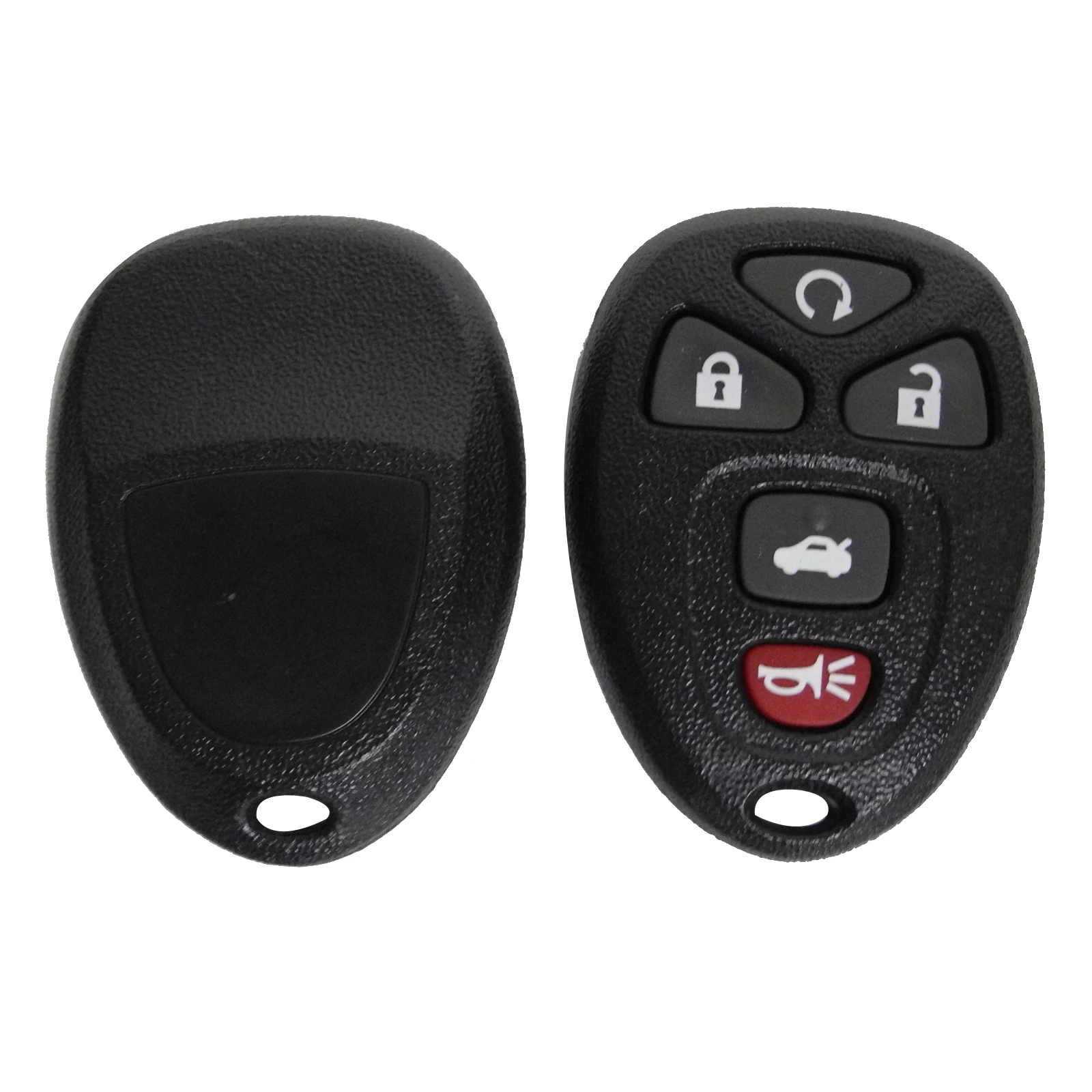 

jingyuqin 5 Buttons Remote Key Shell Replacement FOB for G-M-C Buick CADI Chevy Chevrolet Pontiac Saturn Styling