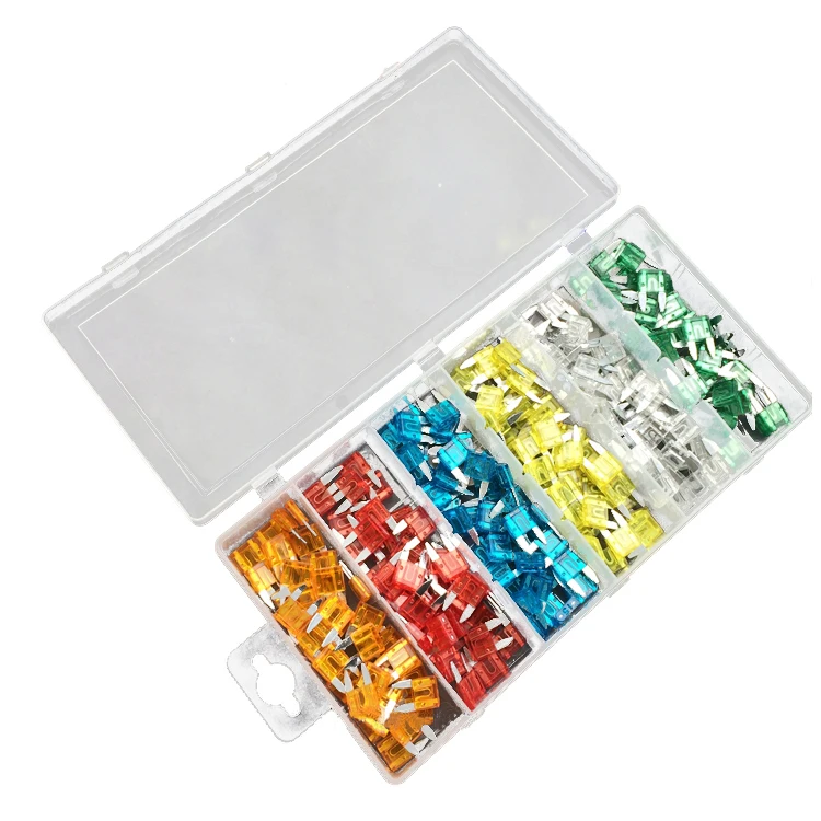 

Mini 240pcs Blade Fuse Assortment Auto Car Truck Motorcycle fuses Kit