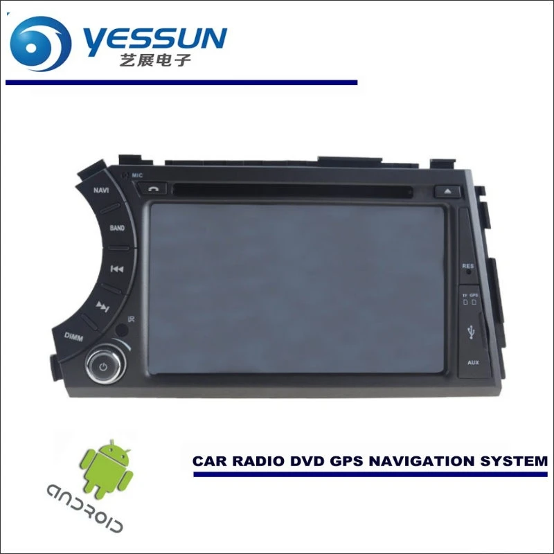 Clearance YESSUN Car Android Navigation System For SSangYong Kyron / Actyon 2005~2014 - Radio Stereo CD DVD Player GPS Navi Multimedia 1