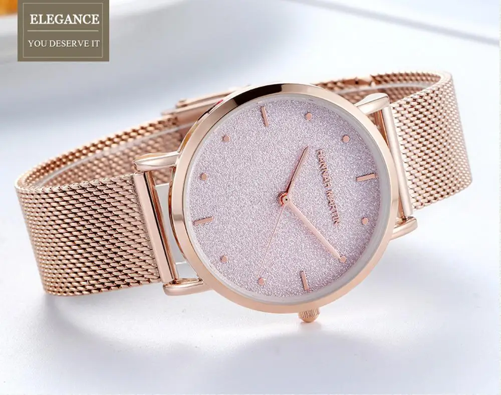 

Women Bracelets Watch Minimalism Ladies Dresses Waterproof Clock Japan Movement Rose Gold Wristwatch relogios femininos de pulso