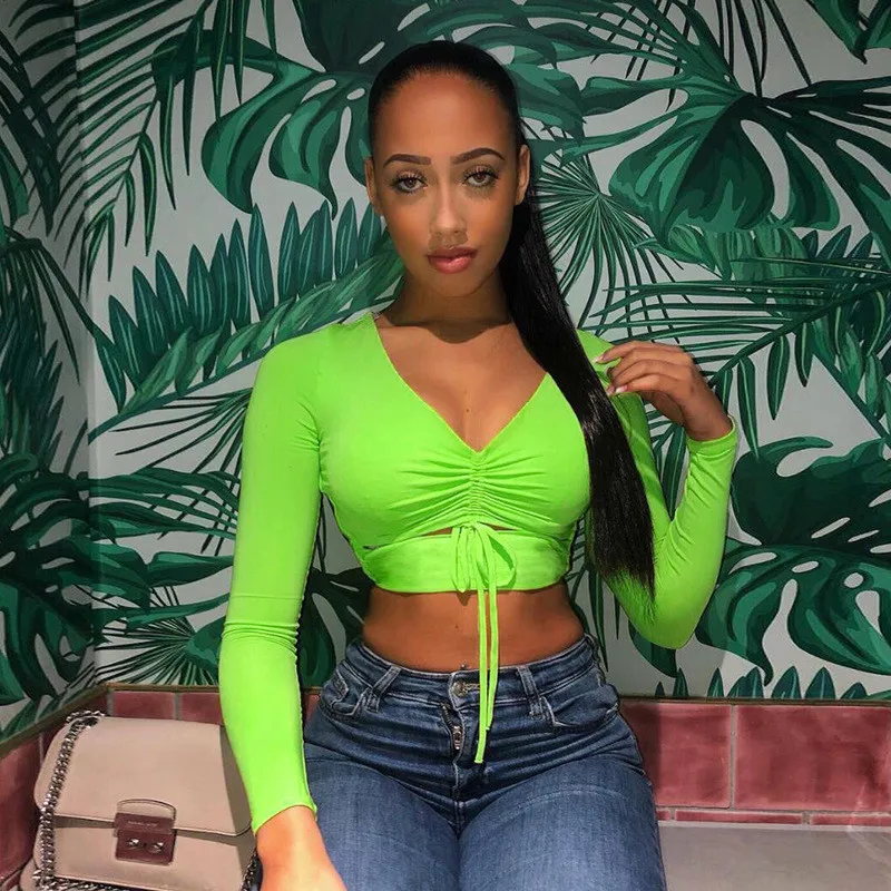 long sleeve crop top women23