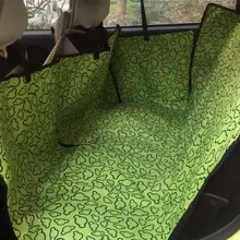 Переноска для домашних животных, ткань Оксфорд, рисунок лапы, автомобильный чехол для домашних животных, чехол для сиденья для собак, автомобильное заднее сиденье, переноска, водонепроницаемый коврик для домашних животных, гамак, подушка, защита