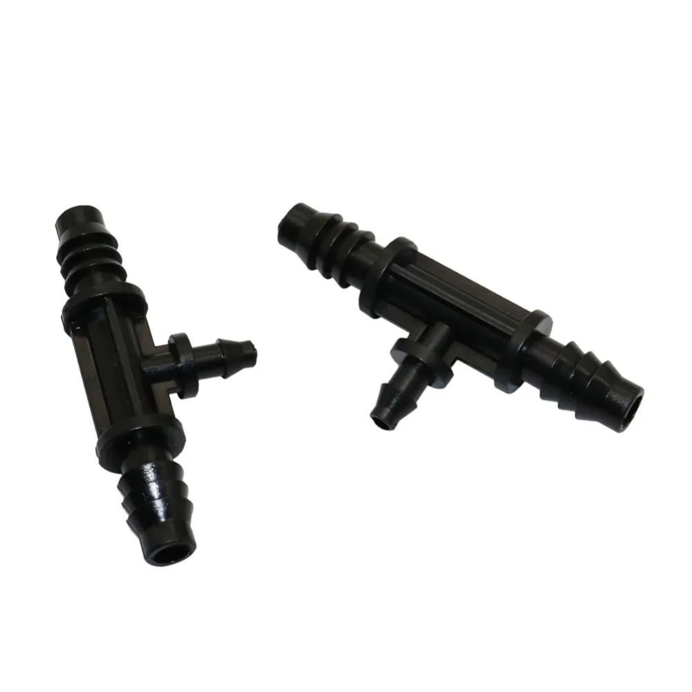 8mm to 4mm Hose Tee connector Garden hose quick connector Drip Irrigation Water 3-way hose splitters 10 Pcs