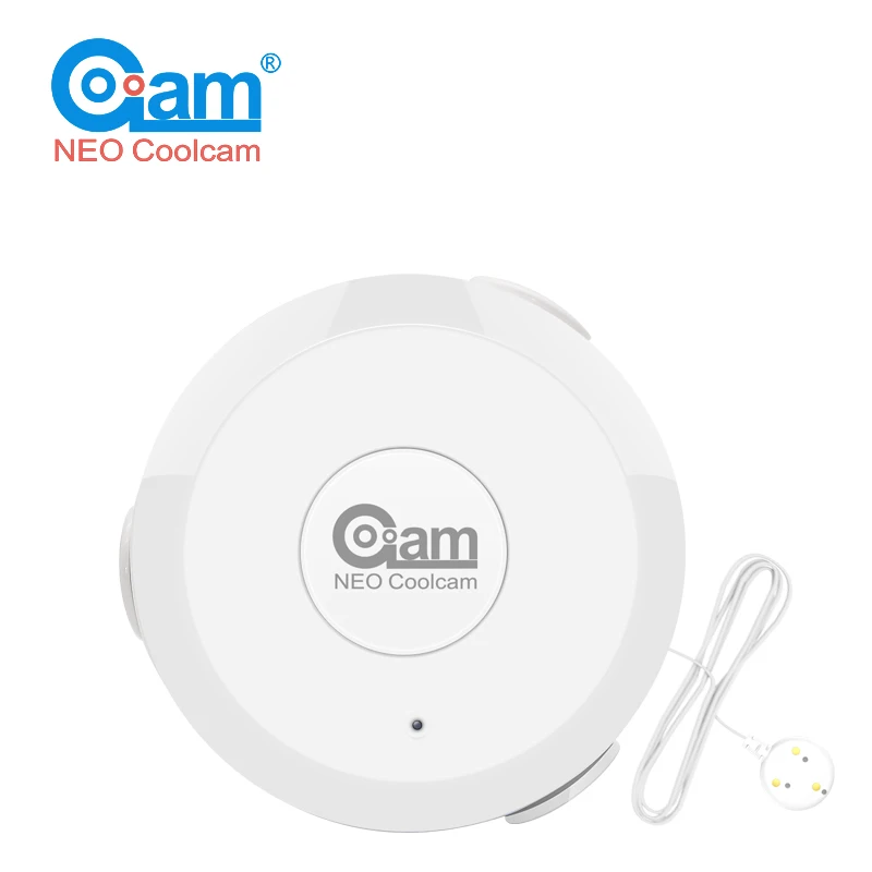 NEO COOLCAM Z wave Flood Water Leak Alarm Sensor Water Leakage Sensor Z-wave Sensor for Alarm Home Automation System EU version