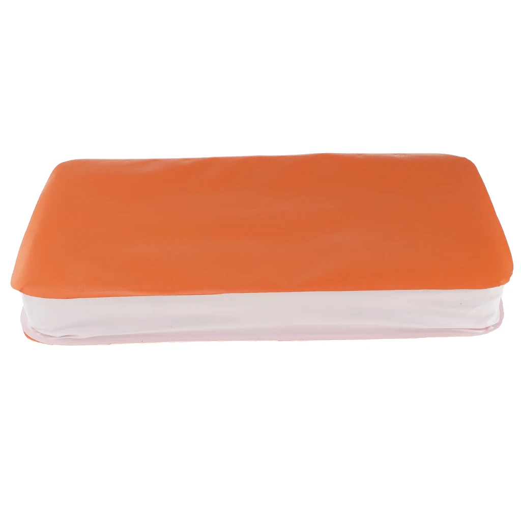 Portable 18.5x9.4 x 2 inch Inflatable Cushion Seat for Kayak Boat Swim Fishing Rest Compact Foldable Mat Pad Rest Seats Pillow