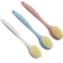 Long Handled Body Bath Shower Back Brush Scrubber Massager Skin Exfoliating Spa Skin Cleaning Tool Kitchen Brush Bathroom