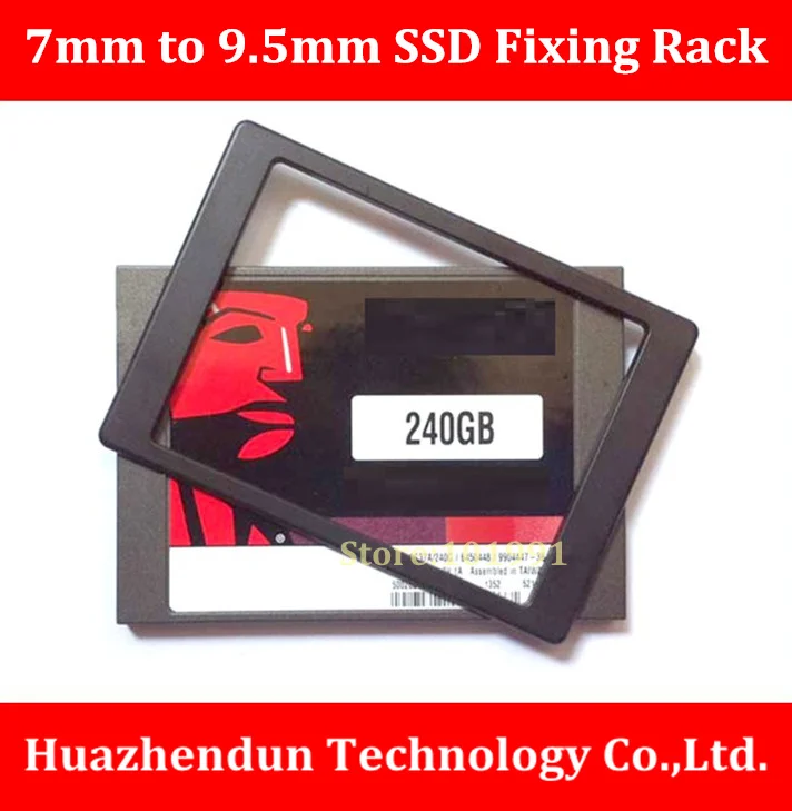 

NEW ARRIVALS 7mm to 9.5mm SSD pad 2.5 inch notebook solid state hard disk bracket gasket fixing rack
