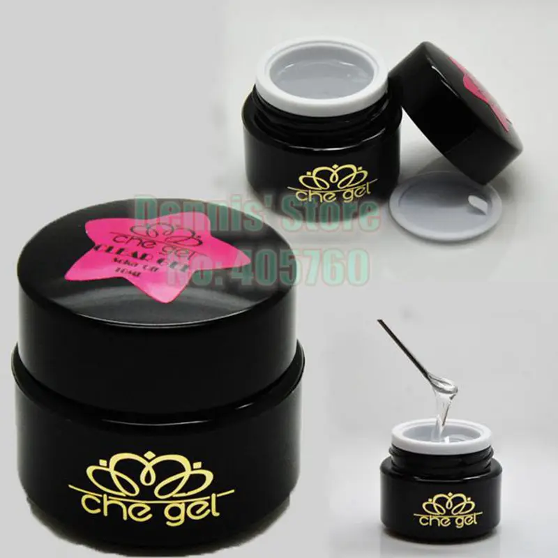 

Popular 2 X 10ML Clear CHE Gel Soak-Off UV LED Nail Art Versatile Extension Builder Glue Manicure Set Free Shipping