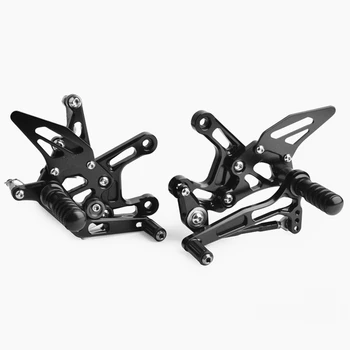 

Motorcycle CNC Adjustable Rear Sets Footrests Foot Peg Rearset for Kawasaki NINJA ZX10R ZX 10R 2016 2017 2018