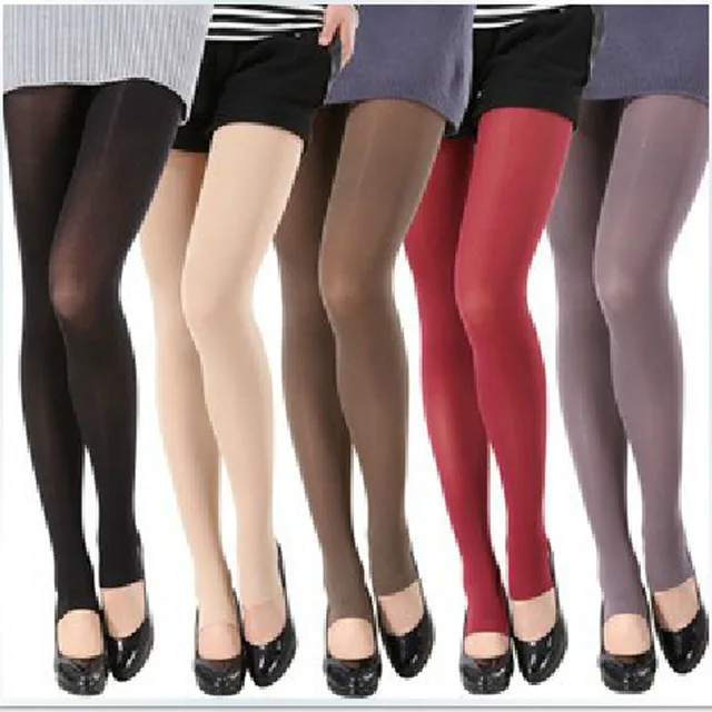 2016 Sale 120d Candy Colored Velvet Pantyhose Stockings Foot Super ...