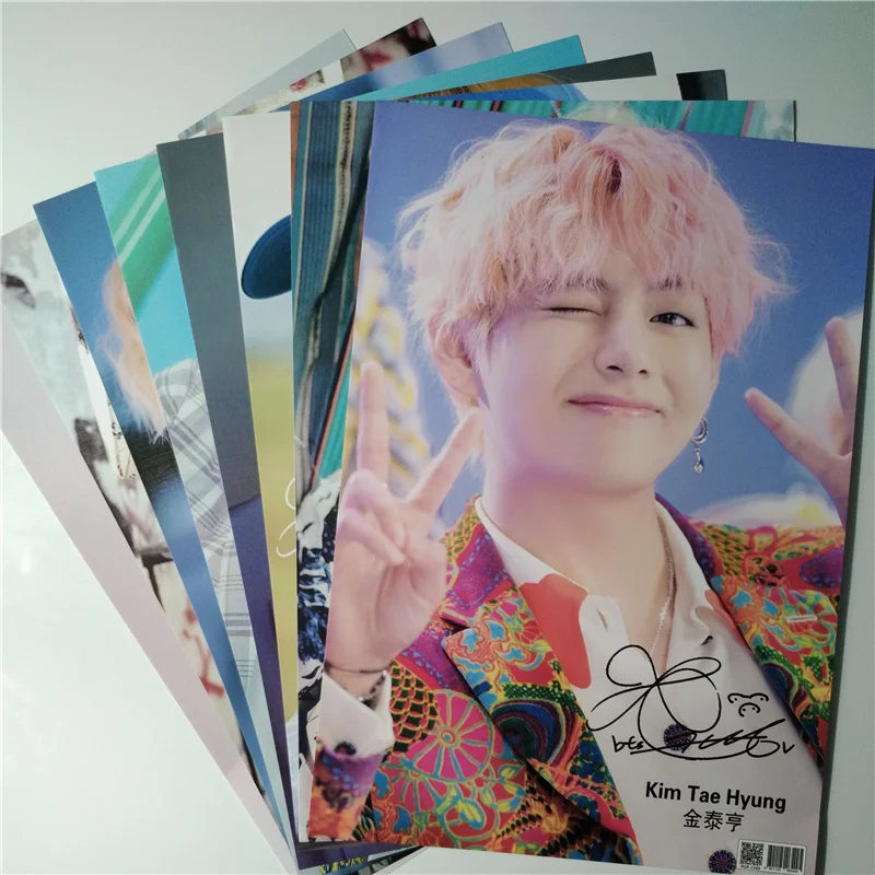 

8*(42x29cm)NEW BTS Kim Tae Hyung Posters Wall Stickers Gift KPOP