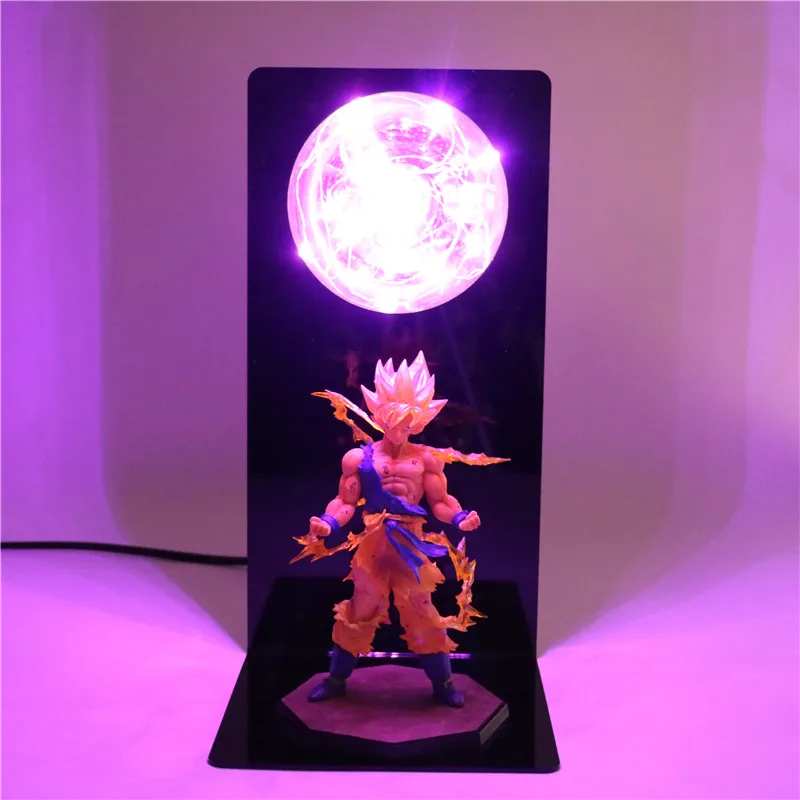 Dragon Ball Z Goku действие DIY цифры лампа аниме модель настольная ребенок Куклы