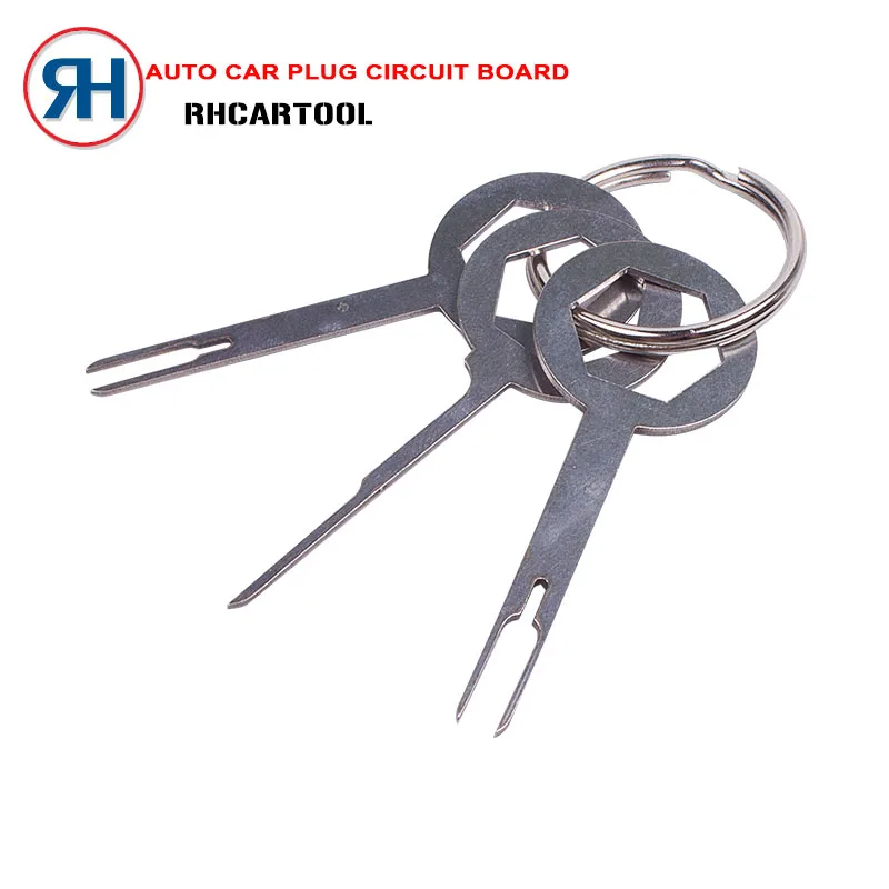 

3pcs/set Auto OBD2 Car Plug Circuit Board Wire Harness Terminal Extractor Pick Connector Crimp Pin extractor Needle Remove Tool