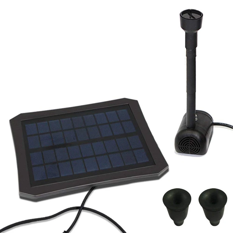 

New LED Colorful Solar Fountain Water Pump Garden Courtyard Design