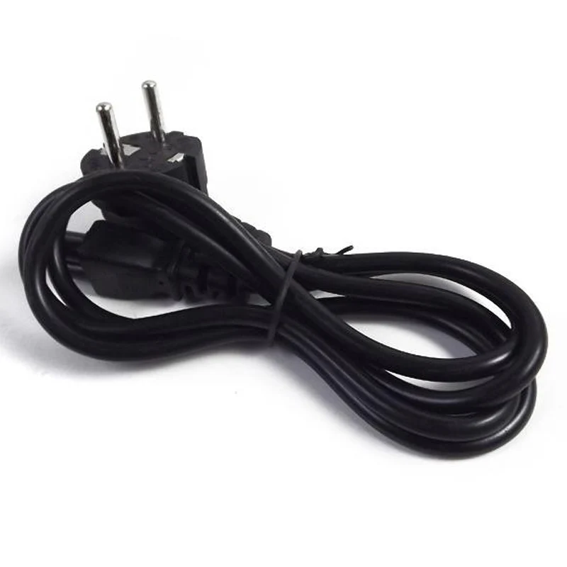 5pcs EU Power Cord 3 Prong 2 Pin Laptop Power Cord For Asus HP Sony Toshiba Dell lenovo Acer Samsung Notebook Power Supply Cord