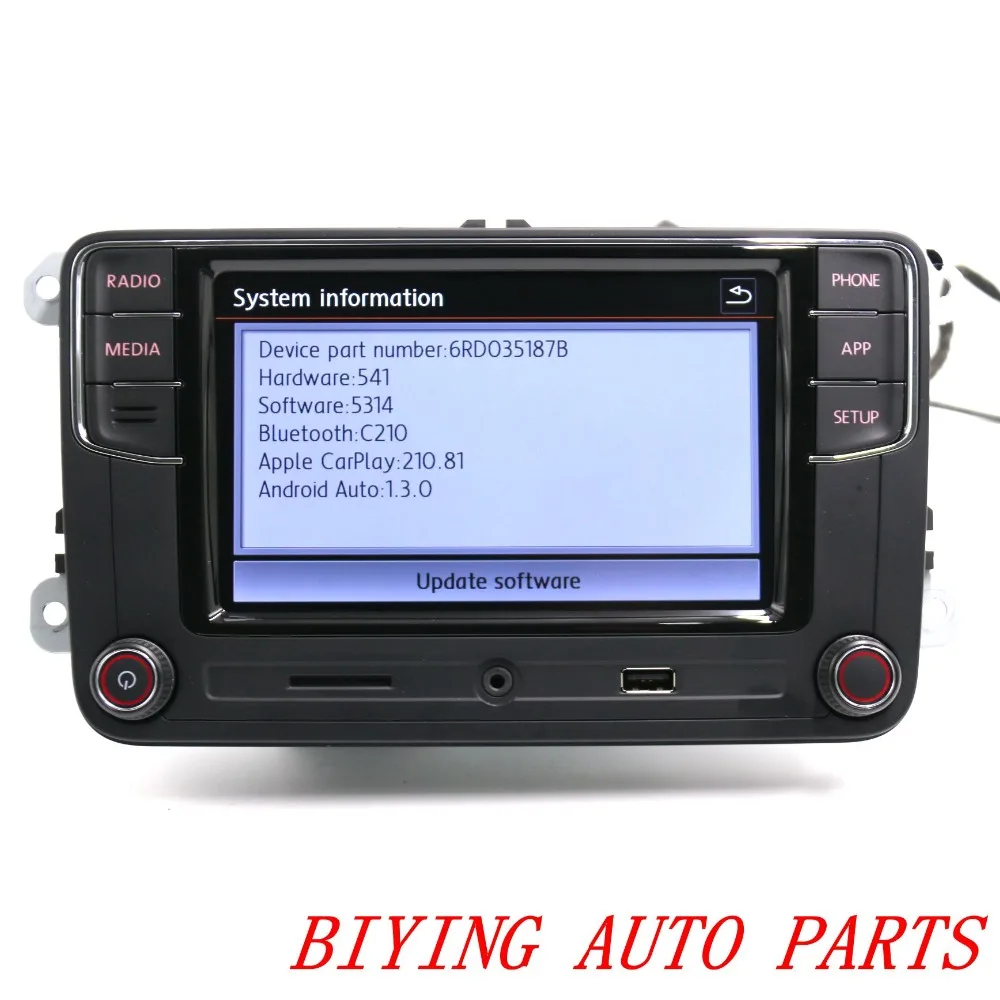 Автомагнитола MirrorLink Noname RCD330 Plus R340G Android 6 5mib для Golf 5 Jetta CC Tiguan Passat Polo Toureg 6RD035187B|radio for
