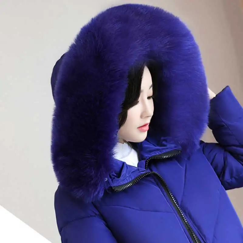Thicker Big Fur collar winter jacket women 2018 New Ukraine 6XL Plus size womens down jackets Hooded Long Coat Female Parkas 274