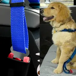 Pet Products ошейники снабжении автомобиля Собака поводки ремня безопасности автомобиля безопасности Harness Lead Клип Рычаг безопасности авто