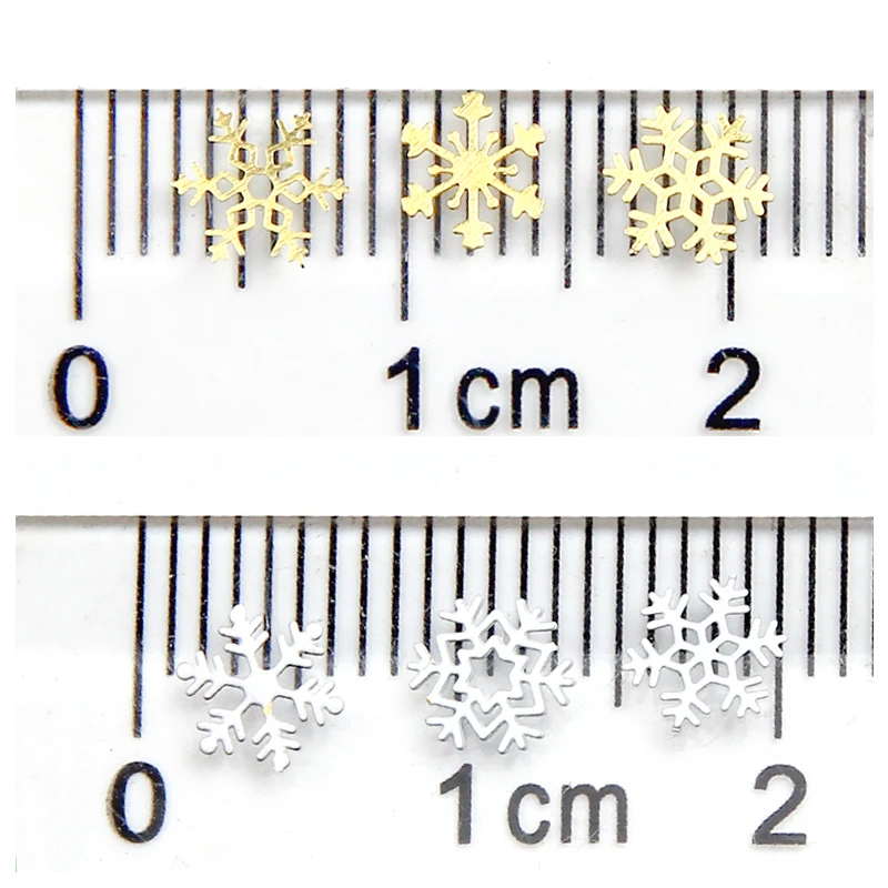 Блестящие Блестки для ногтей в виде снежинок из золота, серебра, меди, блестки для дизайна ногтей, Блестящие Блестки, 3D украшения для дизайна ногтей, сделай сам, маникюр