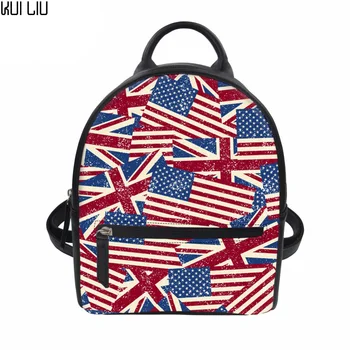 

Customized Backpack Female Mini Travel Backpack Teenage Girls Schoolbag Casual School Shoulder Bag Beach Bag Banner Pattern New