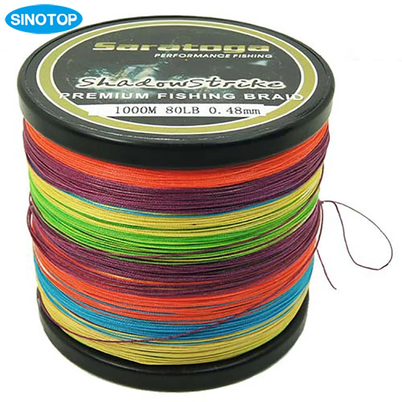 1000M 8 Strands Wires PE Leader Fishing Braided Line Japan Rope linha ...