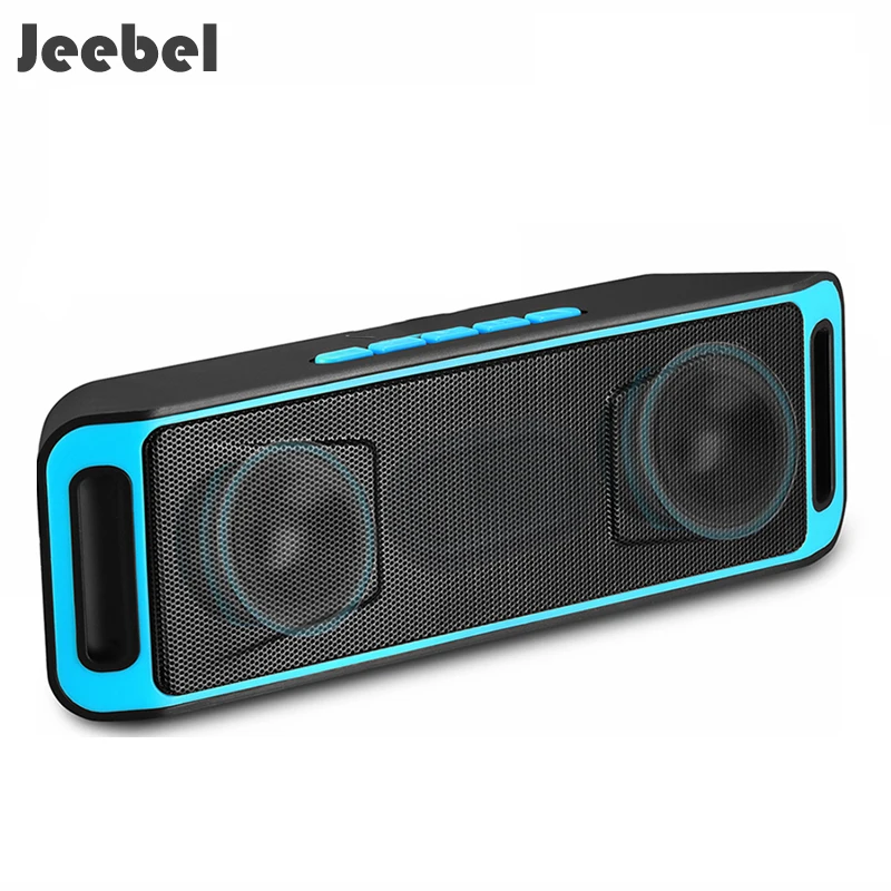 Jeebel Bluetooth Колонка Портативная колонка с сабвуфером стерео TF двойной бас звуковая