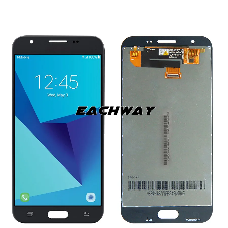 J327 ЖК дисплей для SAMSUNG Galaxy J3 prime 2017 кодирующий преобразователь сенсорного экрана в